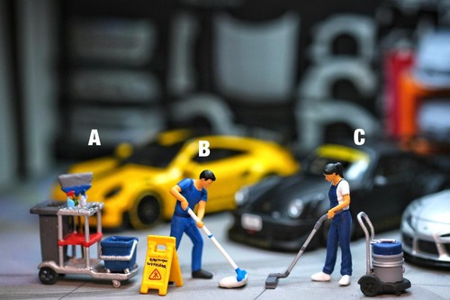 Miniature figure cleaning - figure,